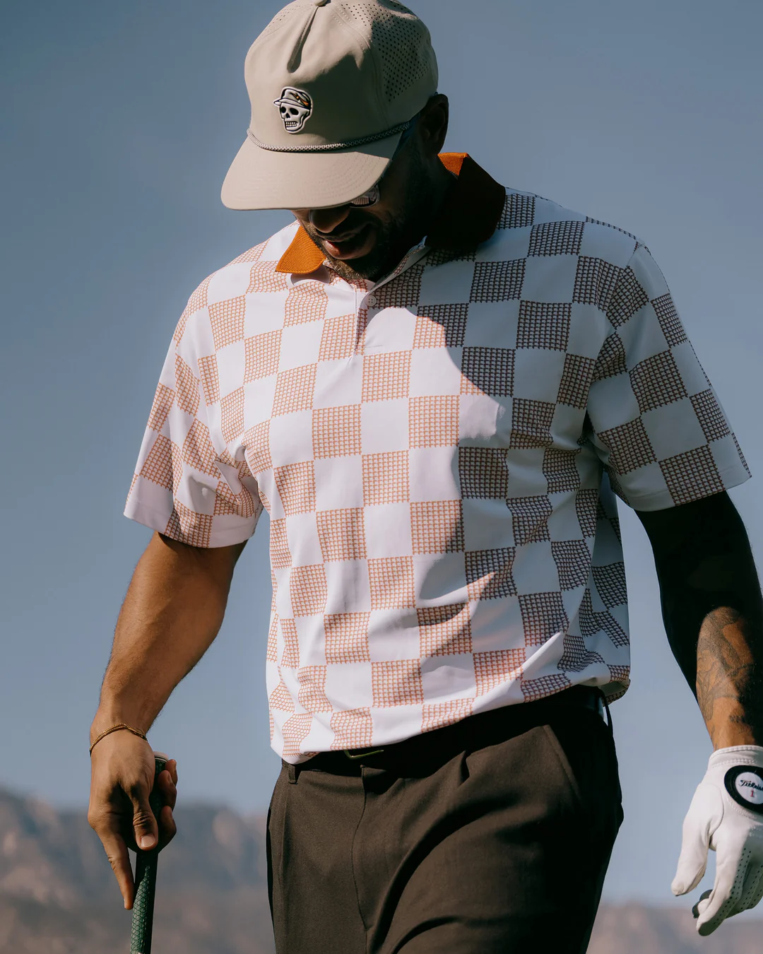 Front9 Polo - Greige / Black